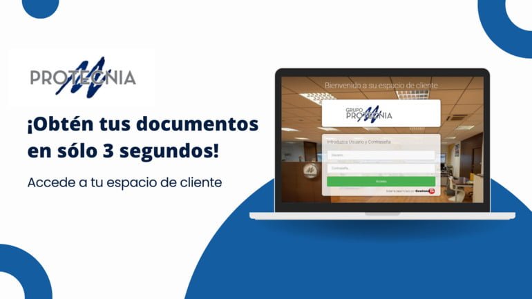 Página web exclusiva para clientes de Protecnia