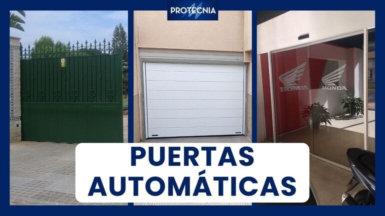 Instalación de puertas automáticas Protecnia