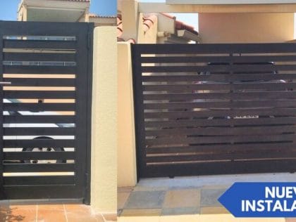 Puerta corredera automática Gran Alacant